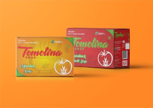 Tomolina Soup | Box Design