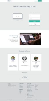 Codecademy - online education system development