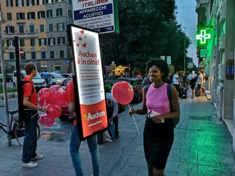 Campagna Adverlight Auchan