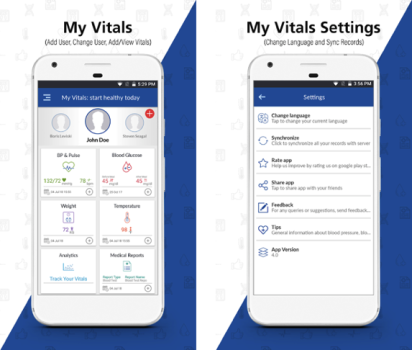 Tracking personal health information for the family