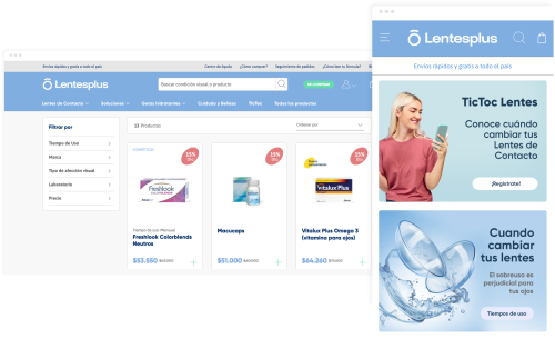 Lentes Plus: Renewing your sites to improve your conversions, productivity, and your users’ experience.