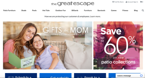 Shop the great escape