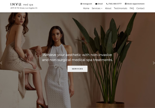 Design a Luxury Website for a Local Medical Spa
