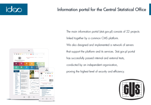Information portal for the Central Statistical Office