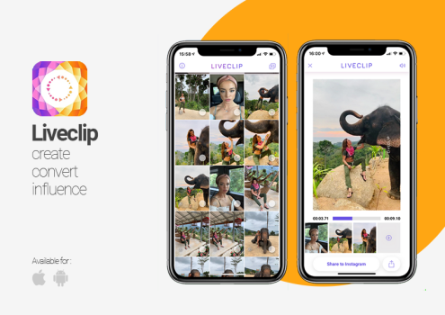 Liveclip - photo and video editing mobile app