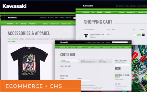 Kawasaki.com - eCommerce + Shopatron