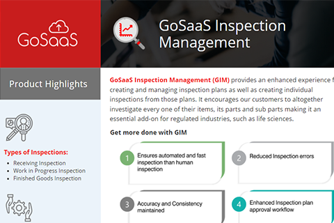 GoSaaS Inspection Management