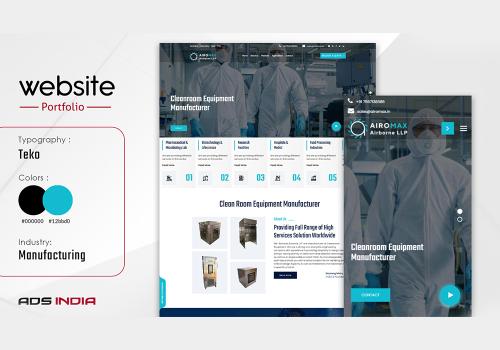 Web Design & Development for Manufacturing Industry