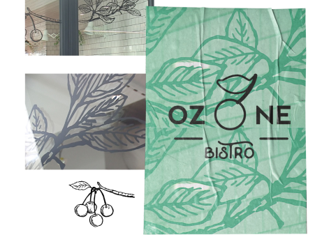 Logotype and illustrations for bistro