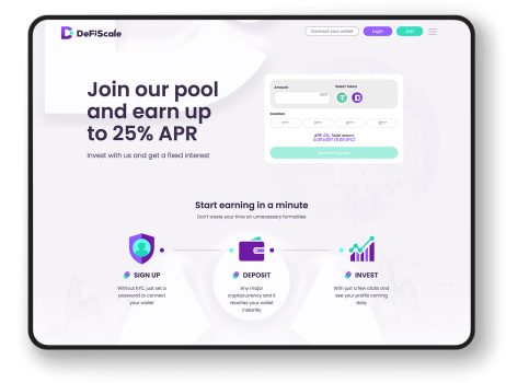 The international financial platform - DeFiScale