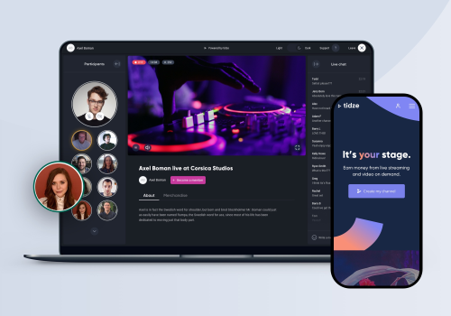 Tidze - The all-in-one ticketing and live streaming platform