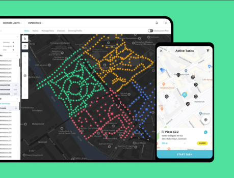 Novalume. Smart city lighting management system.