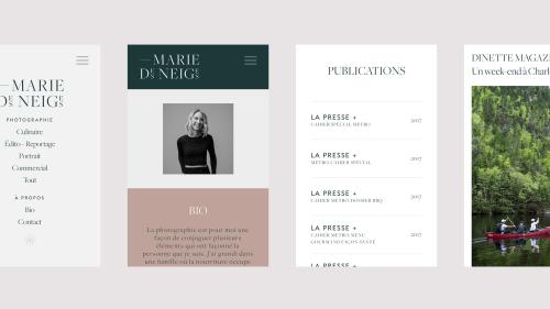 Marie des Neiges - Website