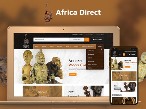 AfricaDirect redesign