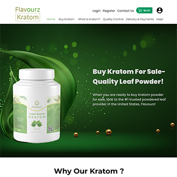 UX UI Design for Flavourz kratom