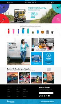 Hydro Flaxk eCommerce WebSite
