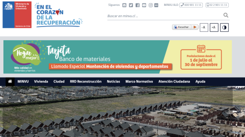 Ministerio de Vivienda y Urbanismo Chile