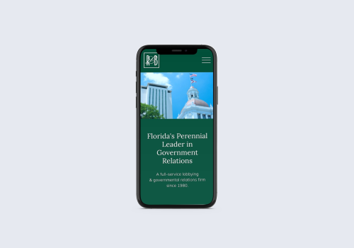 Branding, Content, Design & Development for Florida's Top Public Affairs & Lobbyist Firm