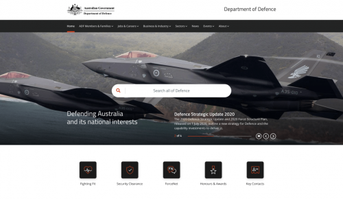 An Atomic Design System for the Department of Defence