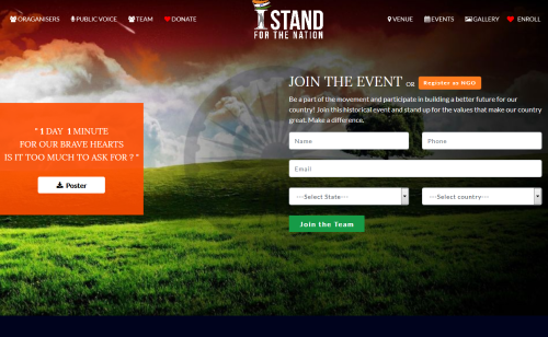 I Stand For The Nation
