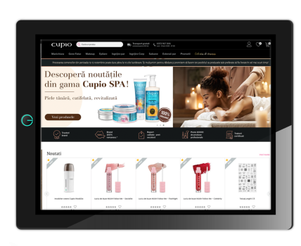 Seamless shopping experience for Cupio