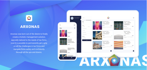 UI/UX Design for ARXONAS.de (Tax Management Company)