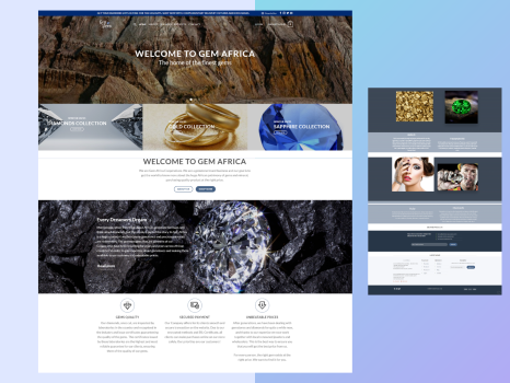 E-Commerce & Presentation Website for a Mining Company based in Africa