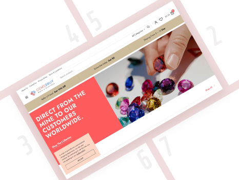 Gems2Buy eCommerce Website