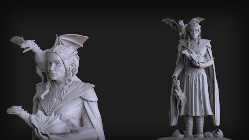 Khaleesi 3D Print