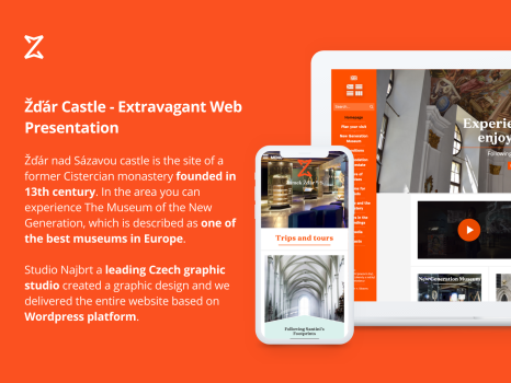 Žďár Castle - Extravagant Web Presentation