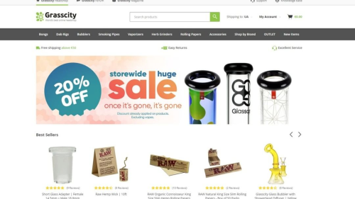 E-commerce Development for Grasscity (Magento 2)