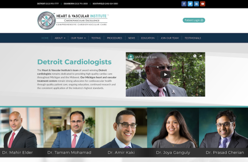 Website Design for Healthcare Facility