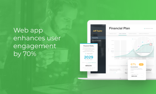 Self-help guru's financial planner app that works in conjunction with live event