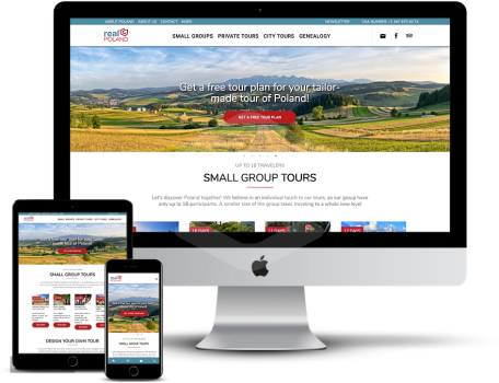 Website for Tour operator