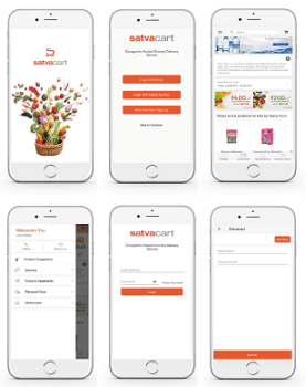 SATVACART (Grocery App) - Sell Online Grocery