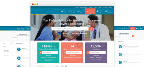 Transformed the digital image of world's largest healthcare provider, an attribute that defined their global presence in the medical world