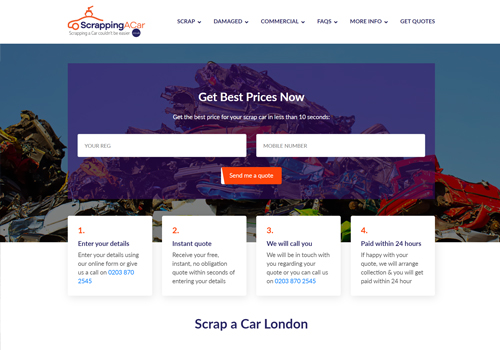 Scrapping a Car London