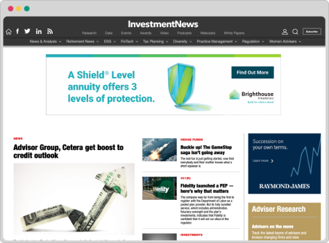 Investment News Replatform