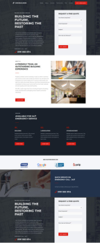 Building & Construction Website Design