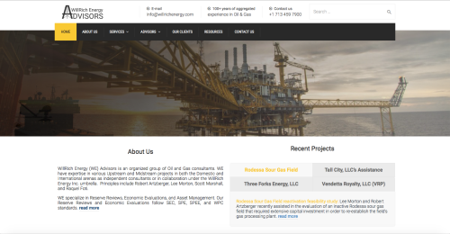 New website on Wordpress