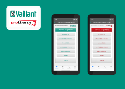 Create an app that lets heating technicians log servicing work
