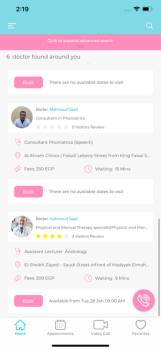 DEVELOPMENT OF ANDROID & IPHONE IOS MOBILE APPLICATIONS MEDICAL PLATFORM DOCTOR EG