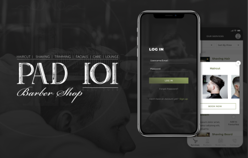 PADIOI MOBILE APP FOR BARBERSHOP