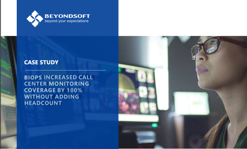 BYS AI SOLUTIONS INCREASED CALL CENTER MONITORING COVERAGE BY 100% WITHOUT ADDING HEADCOUNT
