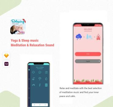 Meditation & Relaxing Music Mobile Application