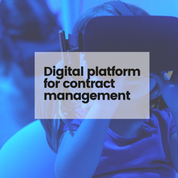 Digital platform for contract management