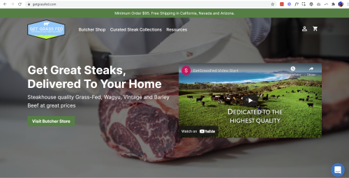 Get Grass Fed Butcher Store (WooCommerce)