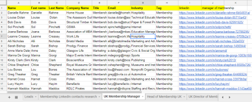 Email list builder