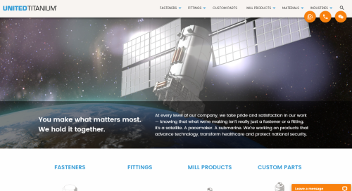 Web design, SEO for Industrial Manufacturer