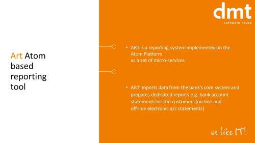 Art Atom  based  reporting  tool